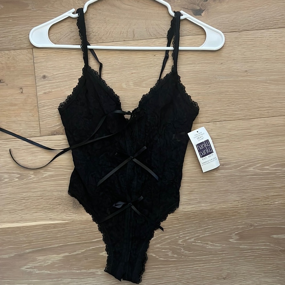 Lace Open Bodysuit - New with Tags